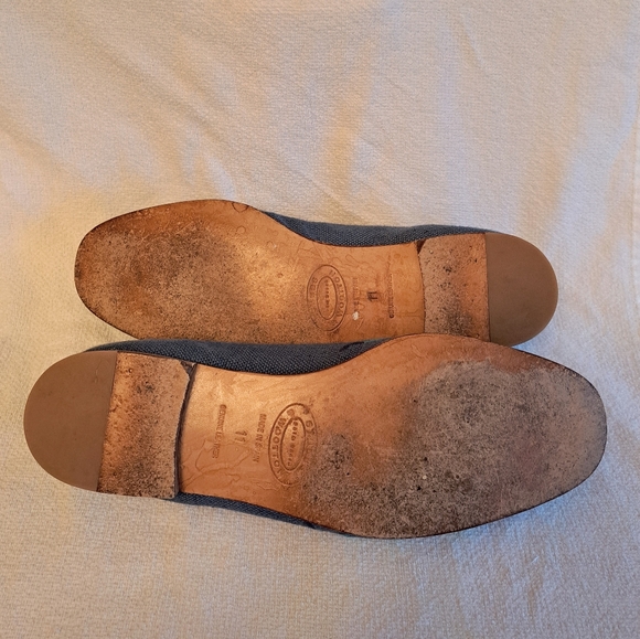 STUBBS & WOOTTON Blue Smoking Slippers Loafers Shoes - 11 - Picture 5 of 9